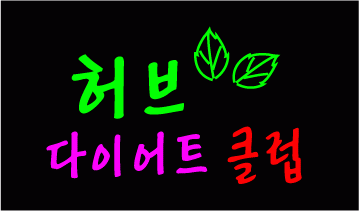 " 허브 다이어트 " 수정 시안 입니다