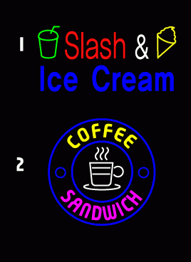 ♣ 한송이님의 " ICE CREAM , COFFEE " 시안 입니다.